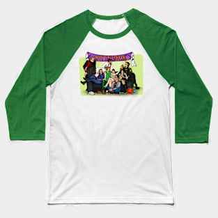 Earp-O-Ween 2021 - Green Background Baseball T-Shirt